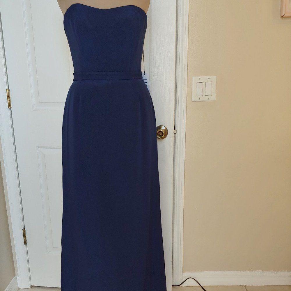 NWT Navy Blue LianCarlo Original Formal Gown Size6